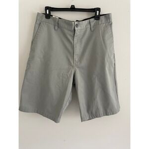 Volcom Mens Shorts Grey Size 36 Skater Casual Utility Surf